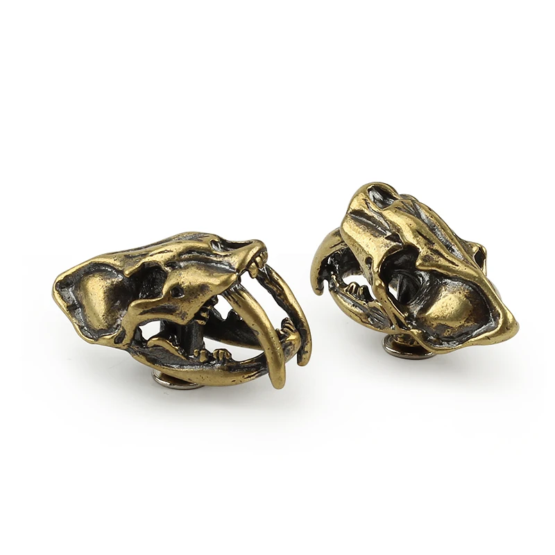 1 шт. медная Пряжка в виде головы динозавра из латуни тираннозавр рекс череп