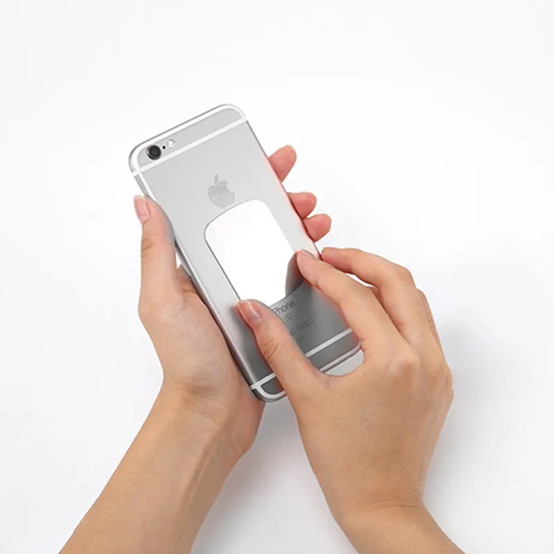 Магнитный автомобильный держатель для телефона железная наклейка в виде листа