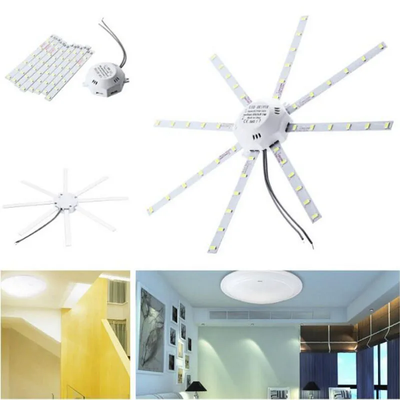 1 шт. AC220V 24 Вт 1800Lm 48 светодиодов 5730SMD LED холодный белый свет для дома комнаты