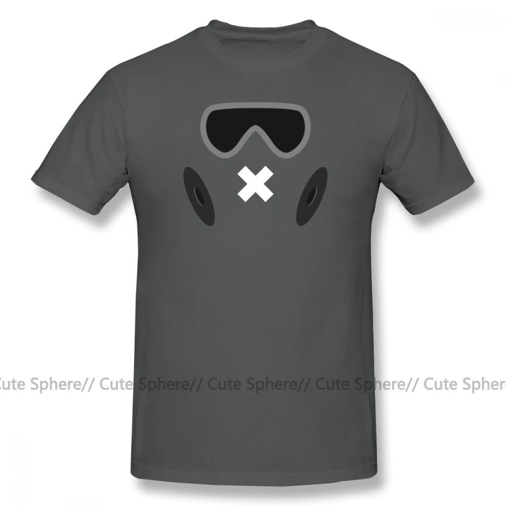 Dark Grey Футболка Rainbow Six, беззвучная футболка, 100 хлопок, 6xl, футболка с коротким рукавом, забавная Базовая Мужская футболка - Цвет: Dark Grey