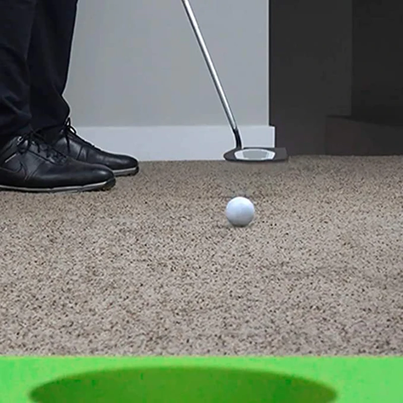 

2 Piece Set Indoor Golf Putter Vent Cup Indoor Practice Putter Hole Cup Golf Man-Made Hole