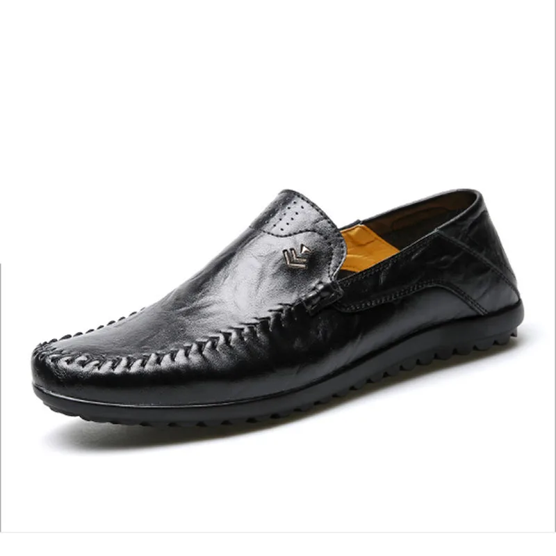 

Новая весенняя мужская обувь, модная кожаная повседневная обувь, модная дышащая мужская обувь с мягкой подошвой