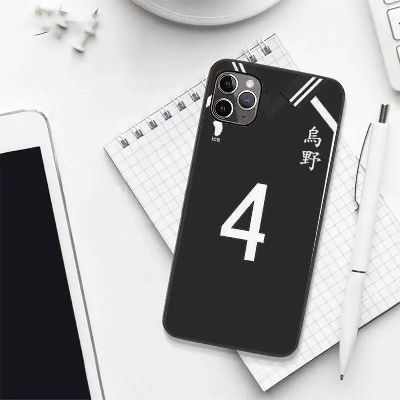 

anime cartoon Haikyuu!! Unifom Phone Case for iPhone 7 8 11 12 Pro X XS XR Samsung A S 6 7 9plus 10plus 21s 71