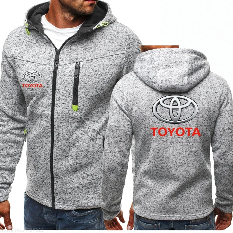 

Men's autumn winter spring leisure Toyota jacket leisure Hoodie fashion coat