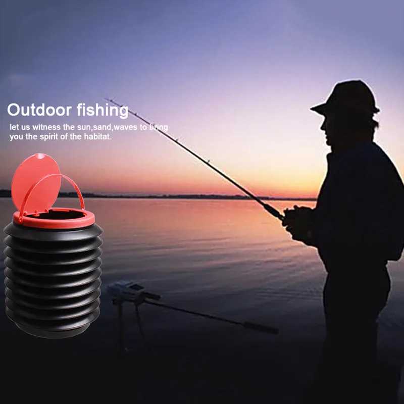 Портативное автомобильное складное ведро 4 л автомобильные аксессуары складная