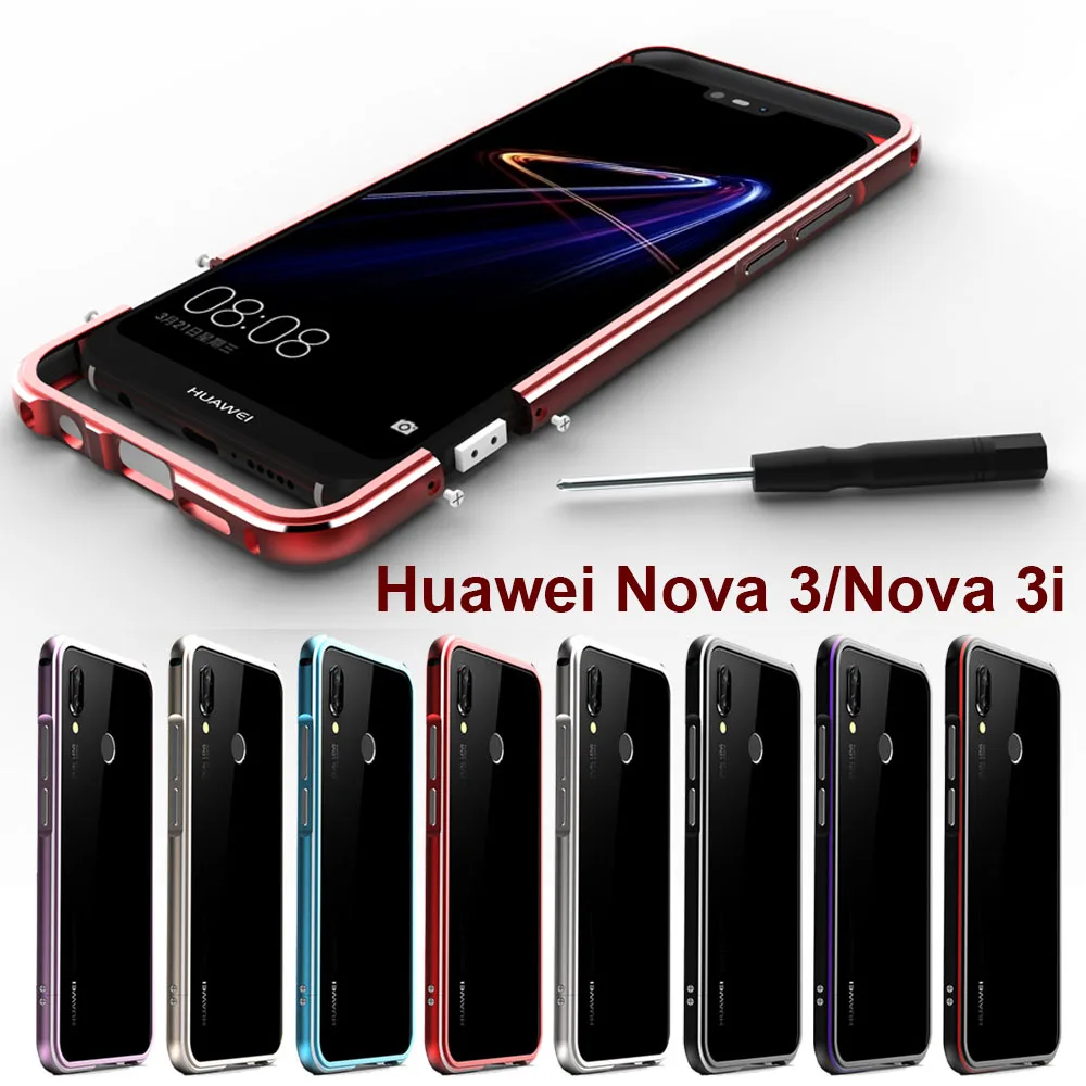Чехол для Huawei Nova 3 чехол бампер 3i роскошный защитный из алюминиевого сплава Nova3i с