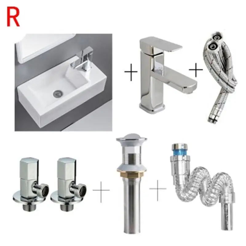 Version J Waschbecken Para Pia Black Fregadero Salle De Bain Lavabo Bagno чаша Wastafel Evier Cuba Banheiro Ванная раковина умывальник - Цвет: Version J