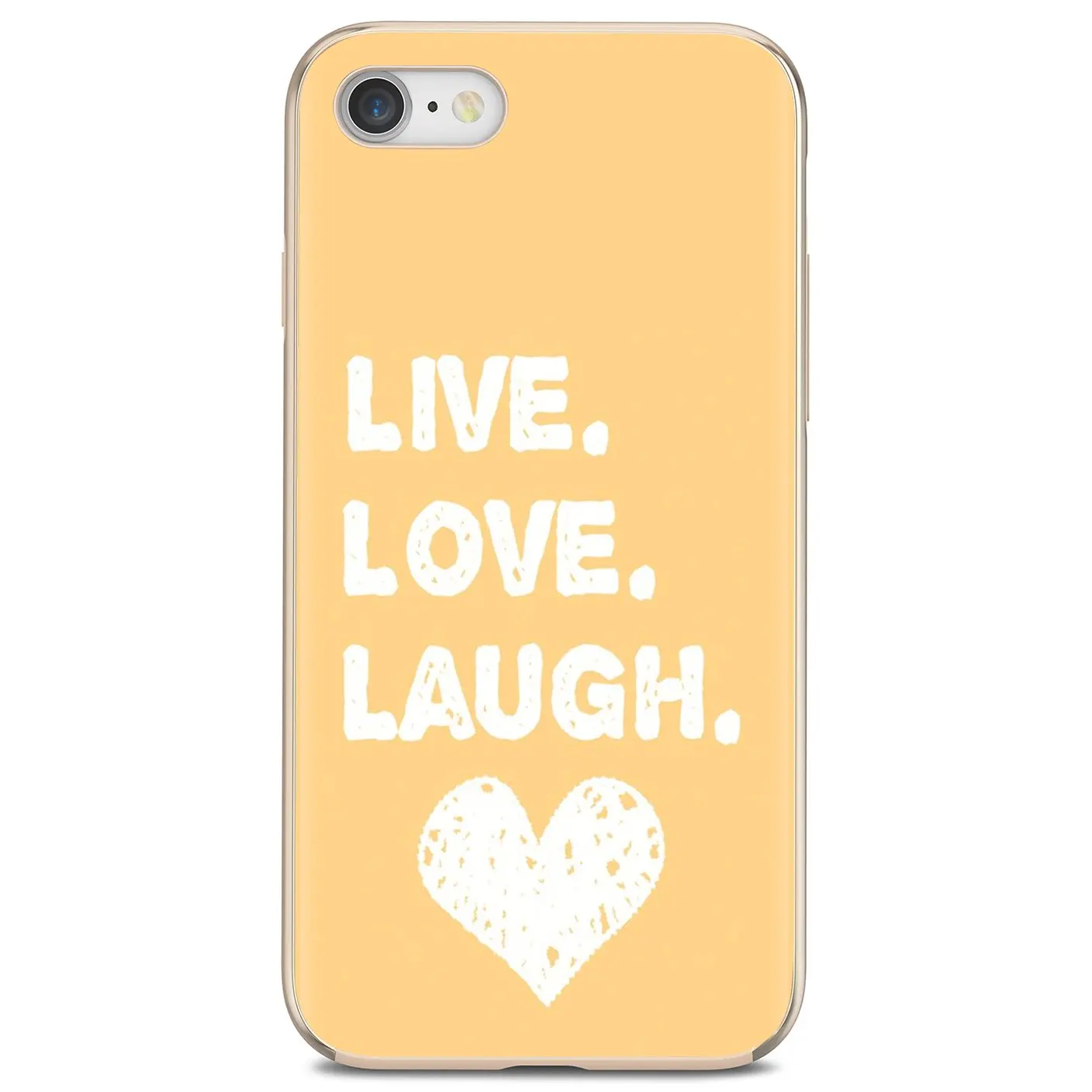 Обожаю. Смех. Мягкий чехол для телефона с цитатами Live Life iPhone 11 Pro 4 4S 5 5S SE 5C 6 6S 7 8X10 XR XS