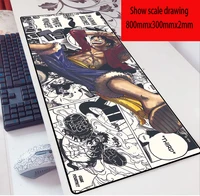 anime one piece gaming mouse pad pc mousepad with lock edge game pad mouse keyboard computer mat large manga rubber mouse pad