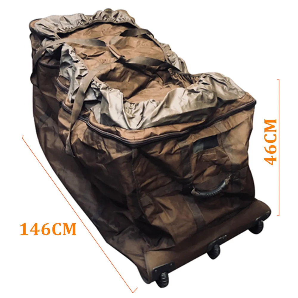 ALWAYSME большой 146X46 см 250л автобус RV автомобиль топ сумки на крыше, грузовые кровати мешок, нескользящее дно с колесами двигаться легче, легкий водонепроницаемый