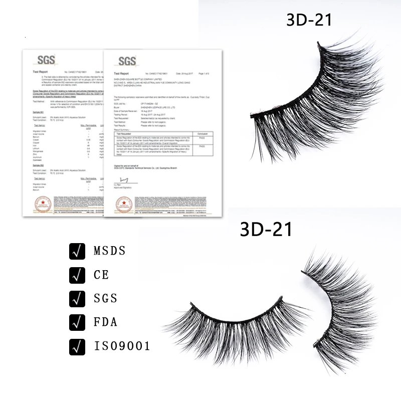 DORADOSUN 6 пар 3D искусственная норка полная полоса ресницы вечерние натуральные