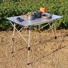 Складной стол для пикника, прочный складной столик из алюминиевого сплава для барбекю и походов, 90*53*69 см