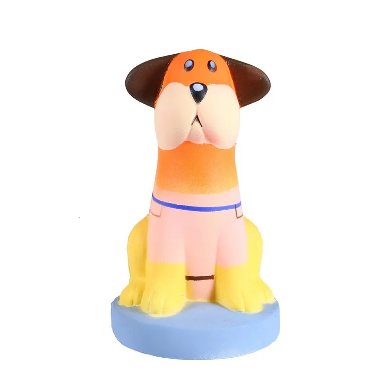 Kawaii perro de dibujos animados Squishy Slow Rising squeak Toys crema perfumada Squishies Fun Kids Relieve juguetes fiesta cumplea&ntilde;os regalo de Navidad-0
