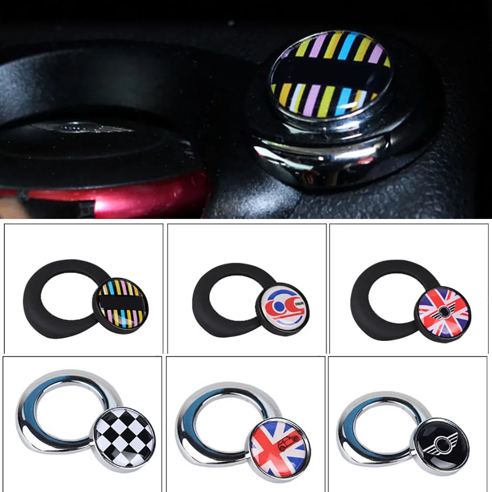 Наклейка на кнопку запуска для mini cooper clubman countryman R55 R56 R57 R58 R59 R60 R61|Наклейки