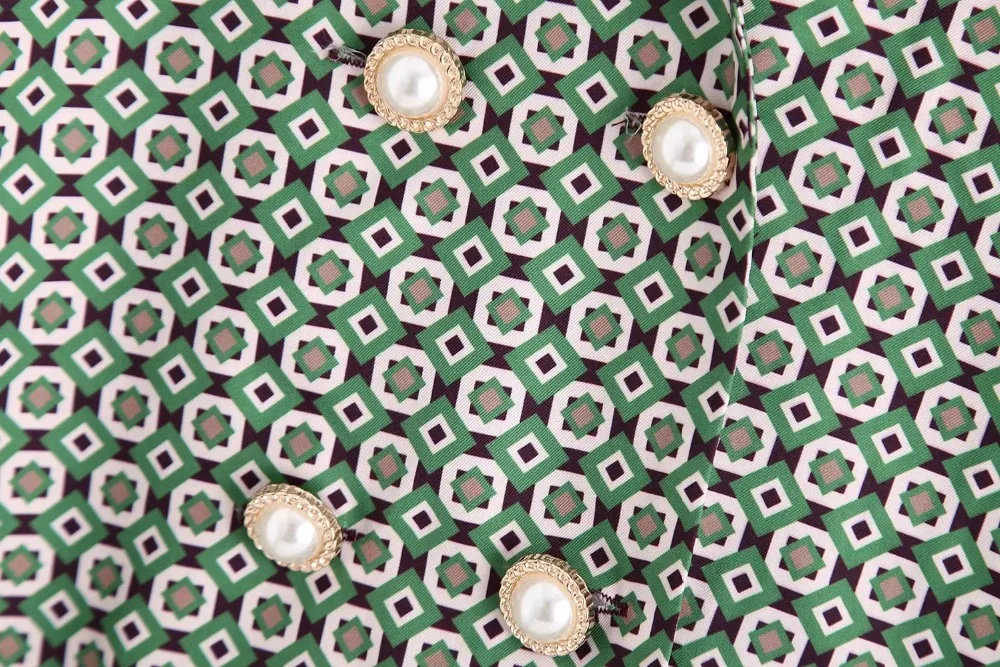 Увядшие в английском стиле домашний геометрический принт свободные шаровары для женщин pantalones mujer pantalon femme брюки для женщин