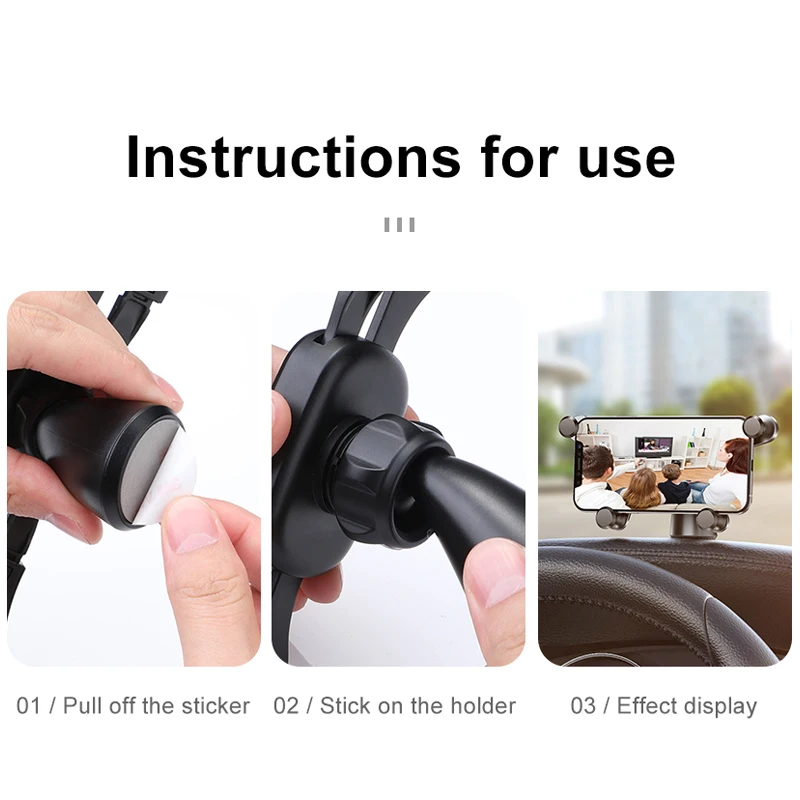 

Baseus Gravity Car Phone Holder For Phone Sucker Universal Mobile Support For iPhone Smartphone 360 Stand Dashboard Mount Stand