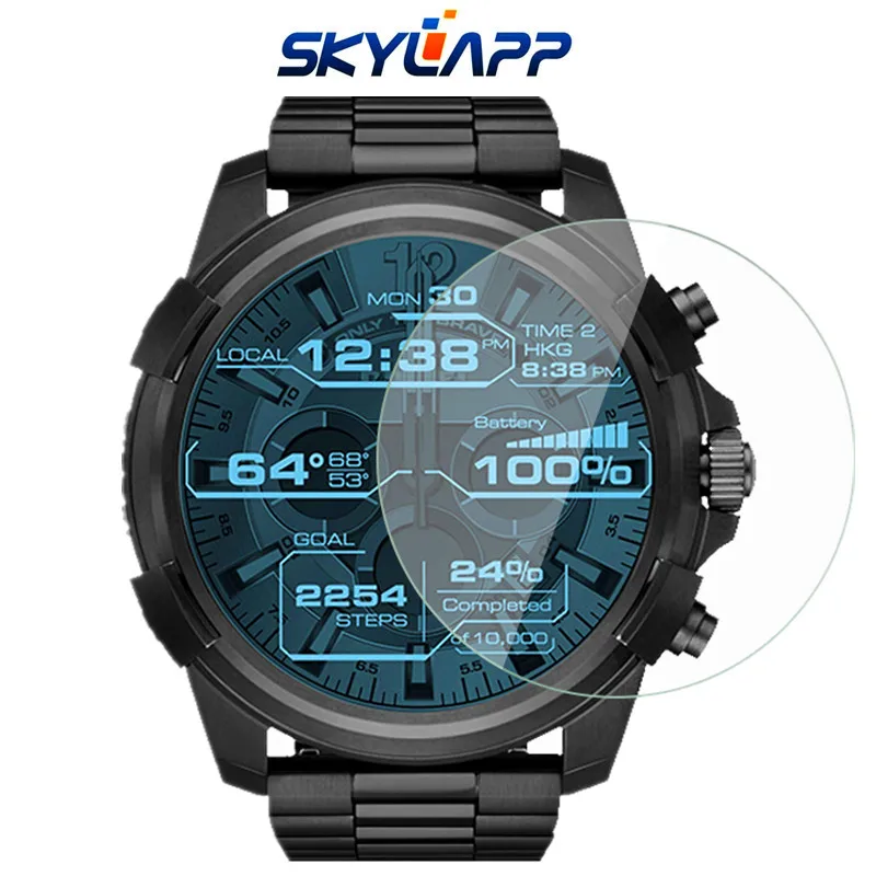 Умные часы из закаленного стекла 2 шт. защитная пленка для дизельных часов защита