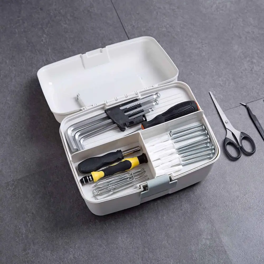 1 шт. Большой Вместительный органайзер для таблеток аптечка пластиковая коробка