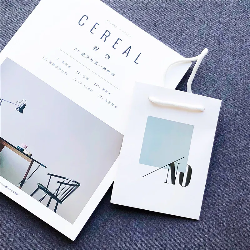 

50 piece/Lot Fashion Paper Bags for Gifts Stripe Can be Designed Christmas Party Gift Bag Rope Carrying Package Size 11.5*7*15.5