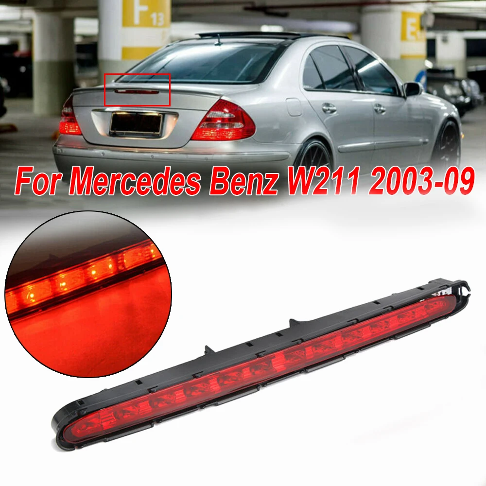 Автомобильные аксессуары светодиодный задний стоп-сигнал Лампа 12 В для Mercedes Benz W211 2003-2009 корпус из АБС-пластика+ Объектив ПК