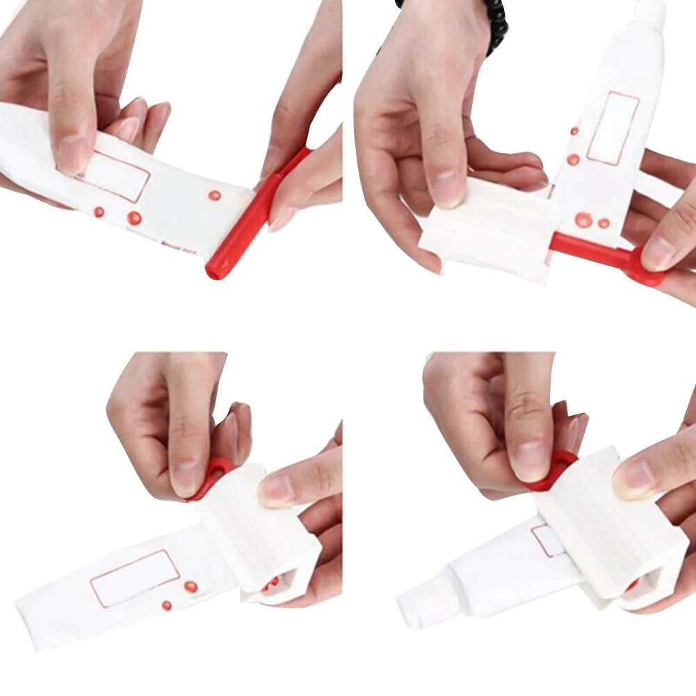 Прокатки труб дозатор зубной пасты сиденья подставка держатель ролик