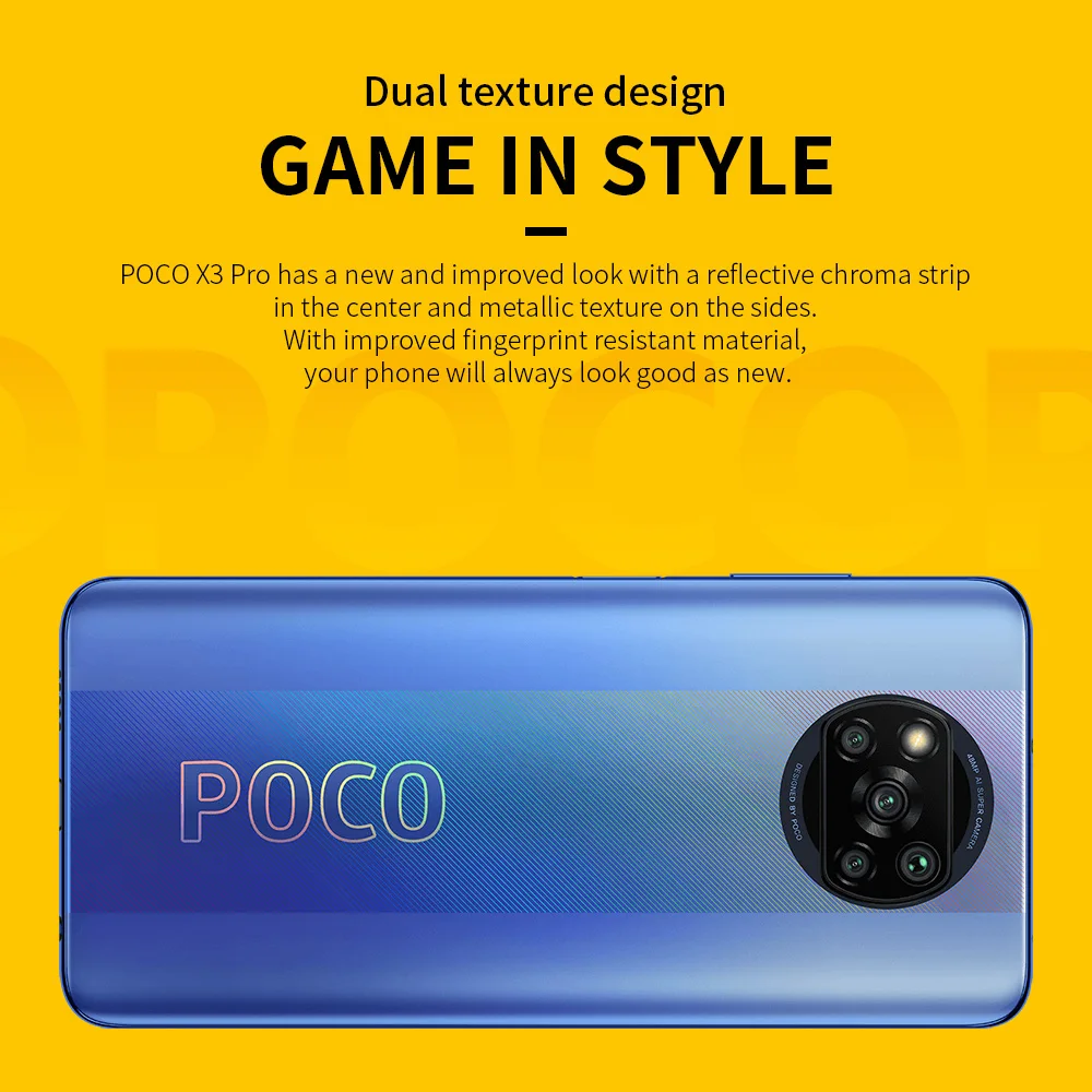 poco x3 pro global version 6gb128gb8gb256gb xiaomi smartphone snapdragon 860 120hz dotdisplay 33w fast charger ai camera nfc free global shipping