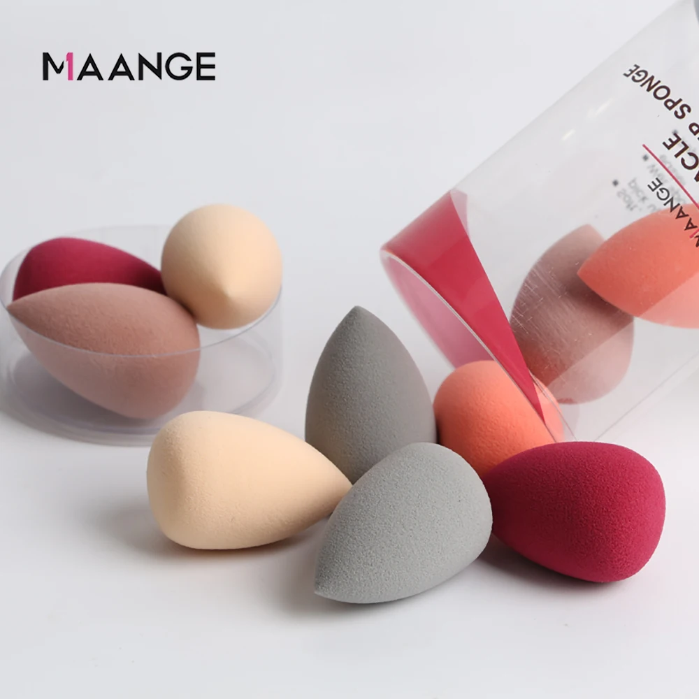 

Mini 10 Pcs/Box Cosmetic Foundation Puff Bigger In Water Makeup Sponges Soft Powder Blush BB Cream Beauty Make Up Tools New