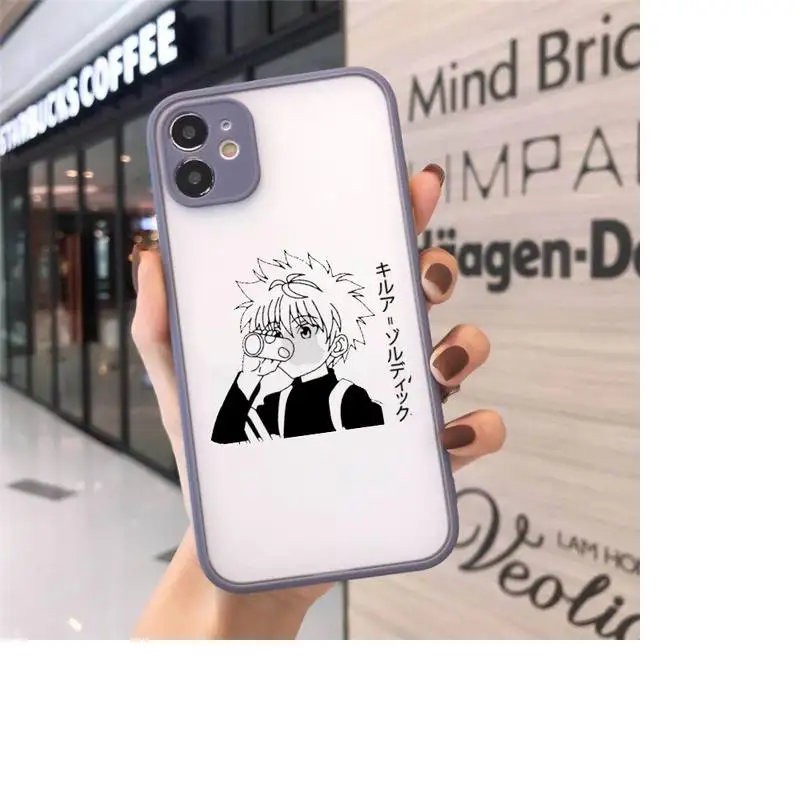 

Japan anime hunter x hunter Phone Cases matte transparent For iphone 7 8 11 12 plus mini x xs xr pro max cover