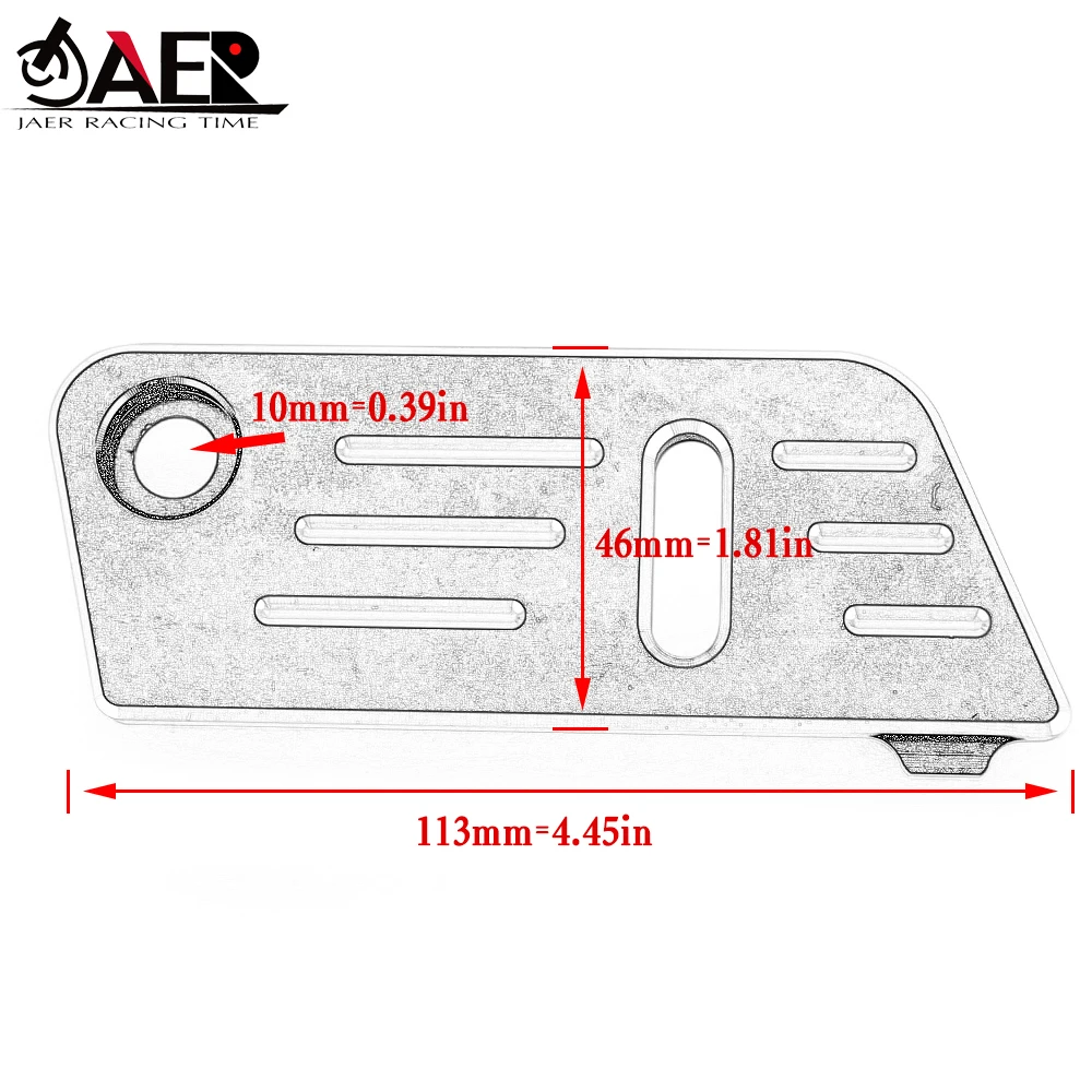 

JAER CNC Rear Brake Fluid Reservoir Guard Cover Protector for Honda CMX300 CMX500 REBEL CMX 300 500 2017-2020