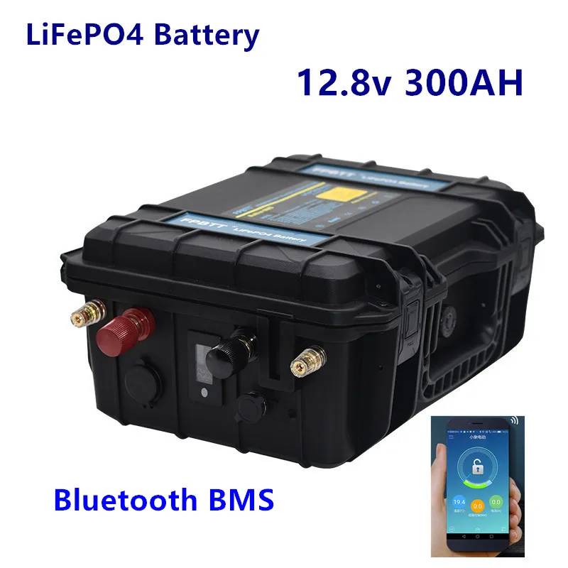 

12V 300AH LiFePO4 battery with Bluetooth BMS12v 300ah lifepo4 lithium battery LiFePO4 battery pack solar battery for RV,inverter