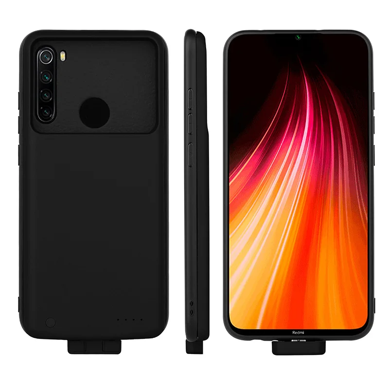 5000 мАч чехол для аккумулятора Xiaomi Redmi Note8 Note 8 Pro Чехол зарядного устройства