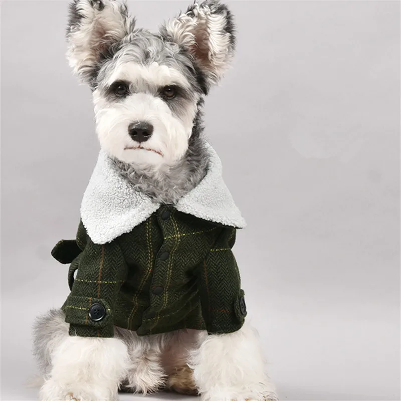 Зимнее пальто для собак куртка теплая одежда домашних животных маленьких кошек
