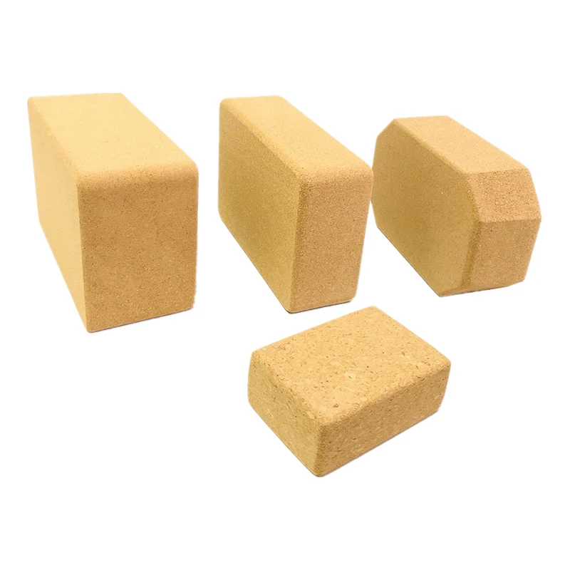 Хорошая здоровый блоки для занятий йогой высокой плотности чистый пробковой