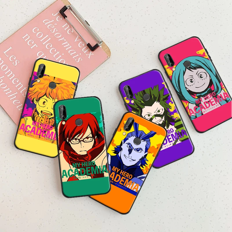 

Phone Case For Huawei P Smart Z 2019 2021 P20 P30 P40 P40 Lite Anime My Hero Academia Deku Bakugou Boku No Hero Academia Cover
