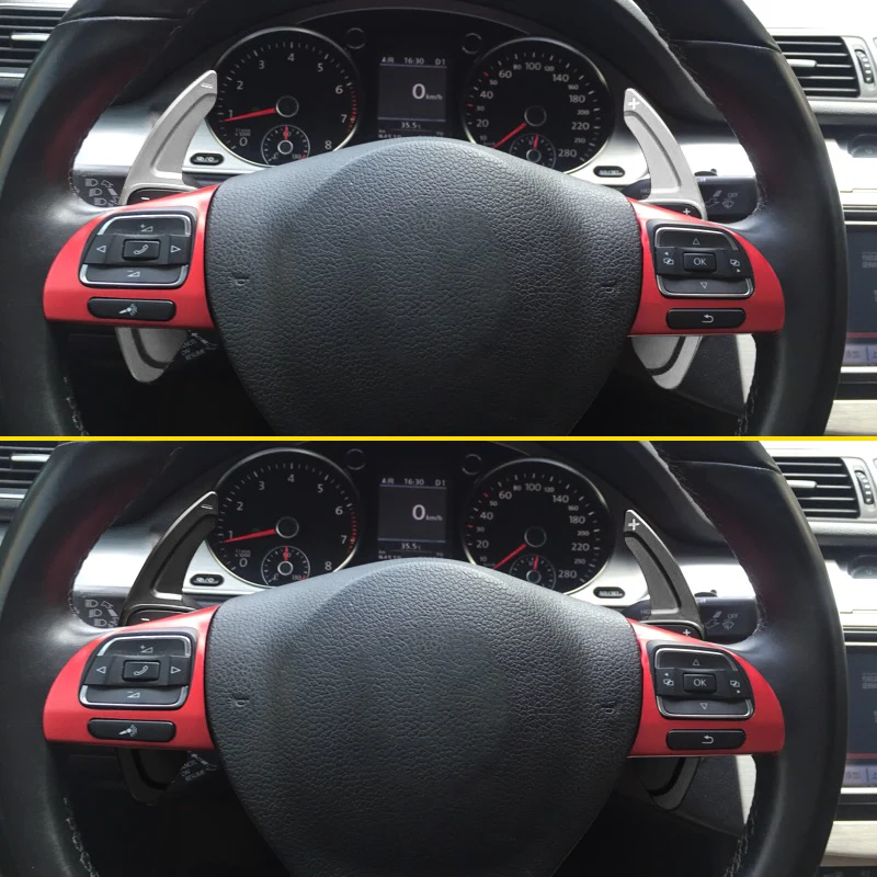 Steering Wheel Paddle For VW Golf6 R Polo GTI Passat Tiguan Eos Scirocco B7 R-Line R36 Gear Shift Extension Accessories Trims | Автомобили