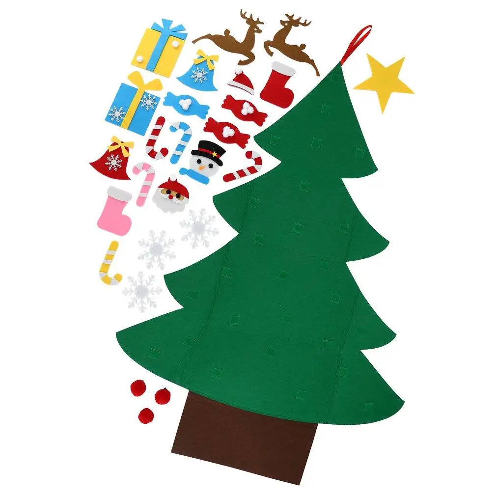 

Christmas Decoration Children's Handmade Diy Three-dimensional Felt Cloth Christmas Tree Christmas Tree Hanging