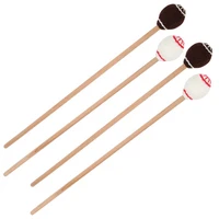1 pair marimba mallets 43x3x3cm maple handle wool ball drumstick percussion instrument accessories for beginners training