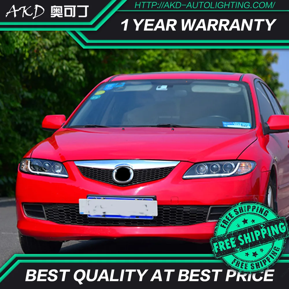 АКД автомобильного тюнинга фара для Mazda 6 2004-2015 светодиодные фары DRL