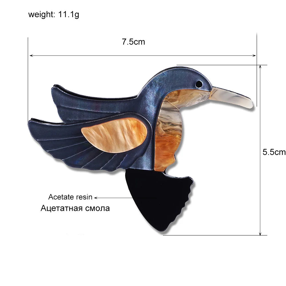 Модные Акриловые булавки в стиле аниме значки виде животных хиджаб прошивка