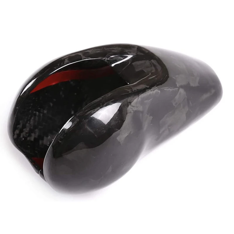 

Knob Cover For-Porsche Macan 2014-2020 Panamera 2014-2016 Carbon Fiber Full Forged Gear Shift Knob Cover Trim