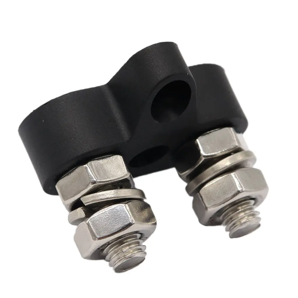 

Black Junction Block Power Post Set Insulated Terminal Stud 5/16 inch Stainless