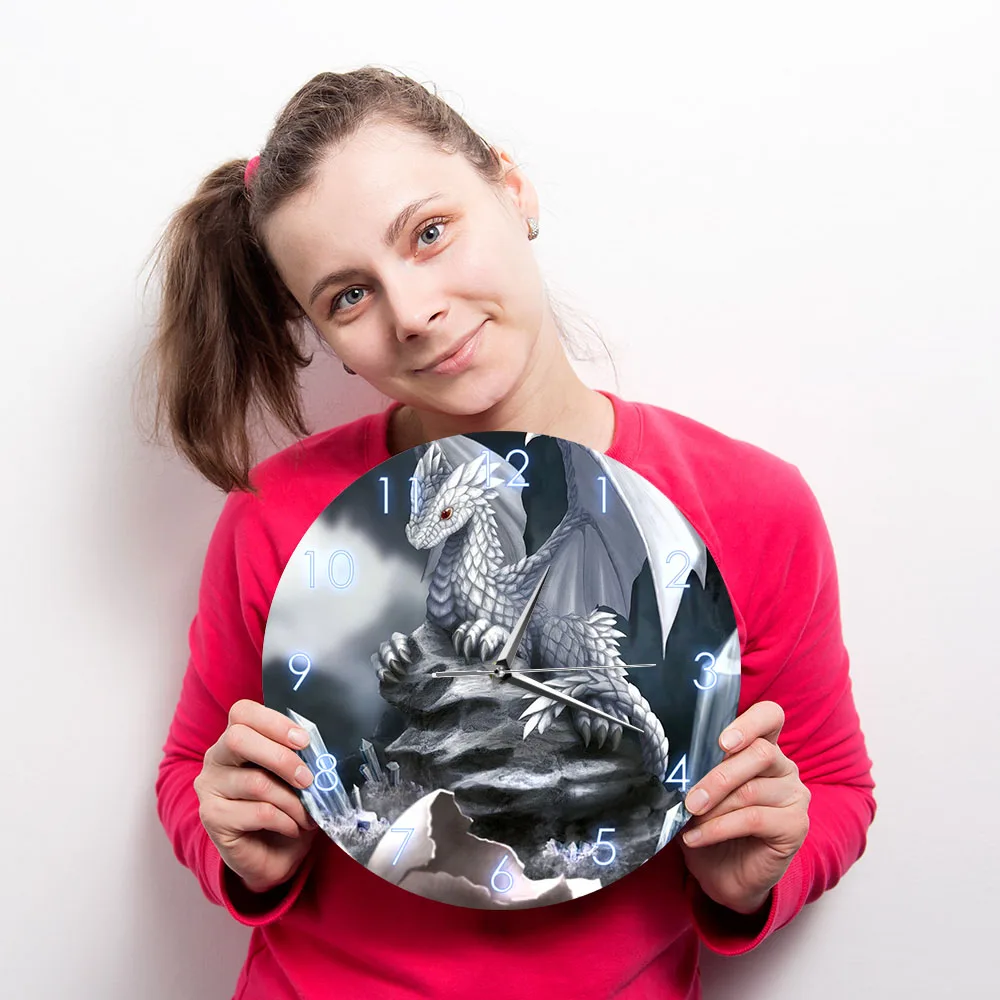 Настенные часы для новорожденных современные настенные с изображением яиц