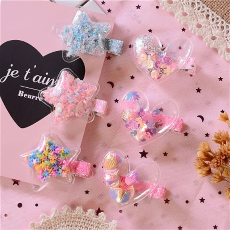 1 шт. Детские прозрачные заколки для волос из ПВХ|Шпильки и волос| |