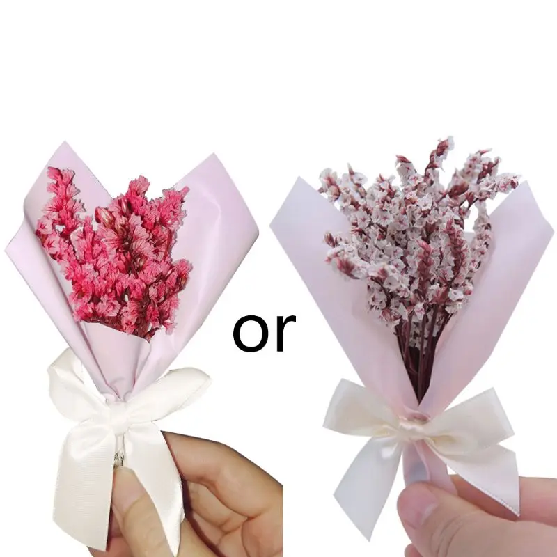 

1PC 12cm Mini Flowers Glass Dried Flower for Wedding Home Decoration Photo Props DIY Craft Gifts AXYD