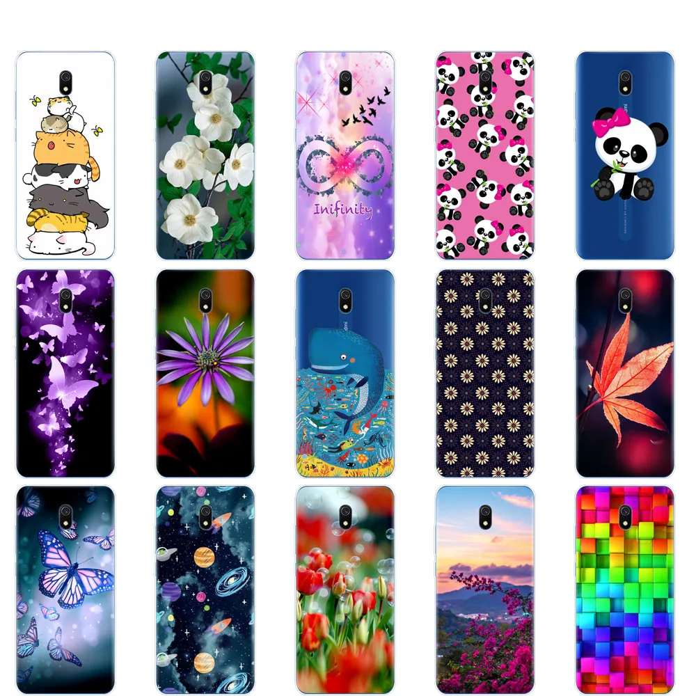 case for xiaomi redmi 8a coque silicon soft tpu back cover on bumper hongmi phone copas full 360 Protective | Мобильные телефоны и