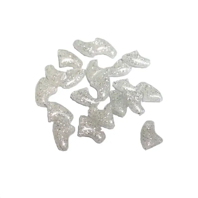 Crystal Silver Милые 20 шт Силиконовые Мягкие кошачьи колпачки для ногтей Чехлы для кошачьих ногтей Колпачки для лап клея для защиты животных - Цвет: Crystal Silver