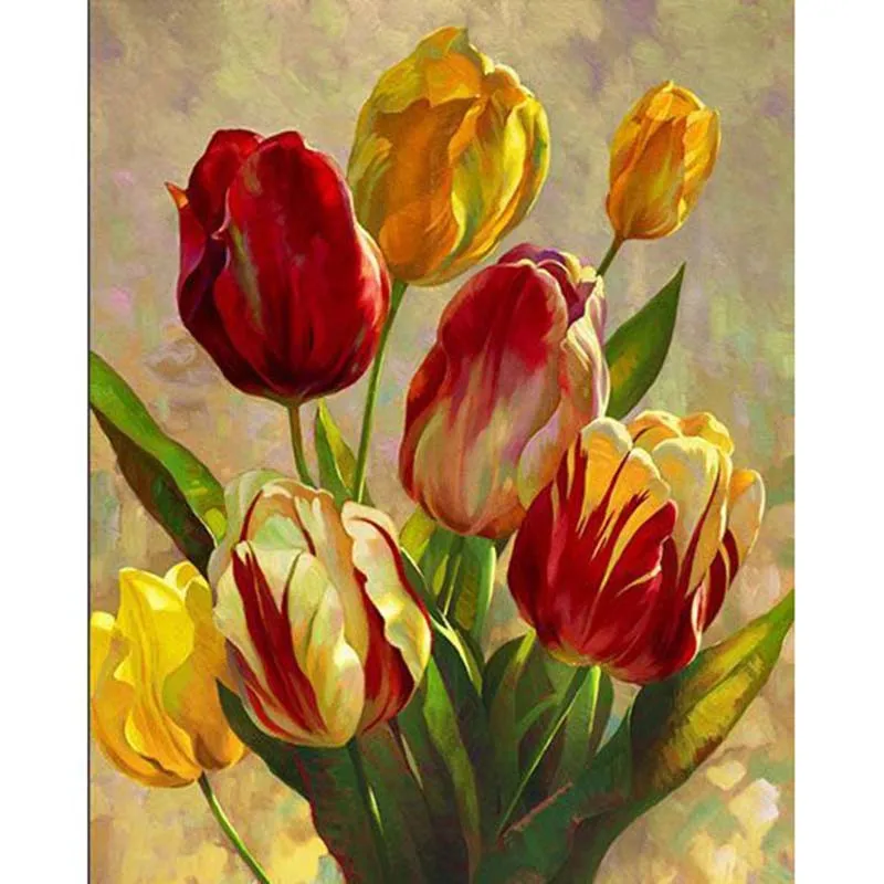 5D DIY Diamond Art Embroidery: FULL Mosaic Pattern for Home Decoration - Flower Diamond Painting Cross Stitch | New Year Gift image 3