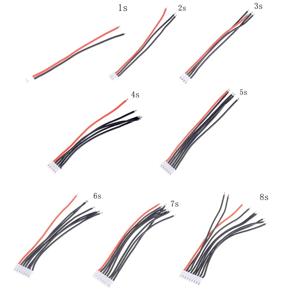 

1PC 22 AWG Silicon Wire JST XH Plug 10CM 1S 2S 3S 4S 5S 6S 7S 8S 1P/2P/3P... Balance Charger Cable