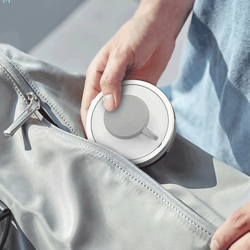 Ультратонкая силиконовая складная чашка противообрастающая крышка кофейная для