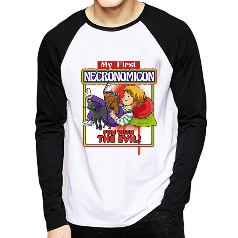 Давайте вызвать демоны Новое поступление Для мужчин футболка с длинным рукавом